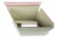 Speedbox aus Graspapier - Sie drücken beide Seiten nach innen um den Karton aufzurichten | Briefumschlaegebestellen.de