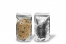 Metallic transparente Standbodenbeutel - Silber metallic, 130 x 225 x 70 mm - 500 ml | Briefumschlaegebestellen.de