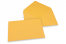  Farbige Umschläge  für Glückwunschkarten  - Goldgelb, 162 x 229 mm | Briefumschlaegebestellen.de