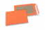 Papprückwandtaschen farbig - Orange, 162 x 229 mm | Briefumschlaegebestellen.de