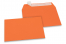 Farbige Briefumschläge Papier - Orange, 114 x 162 mm | Briefumschlaegebestellen.de