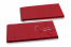 Kartonverpackung mit Kordelverschluss - 110 x 220 x 25 mm, rot | Briefumschlaegebestellen.de