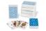 Personalisierte Spielkarten International - mit Randabfallende Bedruckung + Kunststoffbox | Briefumschlaegebestellen.de