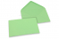 Farbige Umschläge für Glückwunschkarten - Mintgrün, 125 x 175 mm | Briefumschlaegebestellen.de