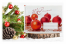 Weihnachts- Luftpolstertaschen, Weiß & Weihnachtskugeln | Briefumschlaegebestellen.de