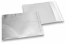 Silberne  Folienumschläge matt metallic farbig - 165 x 165 mm | Briefumschlaegebestellen.de