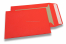 Papprückwandtaschen farbig - Rot | Briefumschlaegebestellen.de