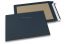 Papprückwandtaschen farbig - Dunkelblau, 229 x 324 mm | Briefumschlaegebestellen.de