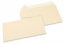 Farbige Briefumschläge Papier - Elfenbein, 110 x 220 mm | Briefumschlaegebestellen.de