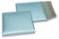 Luftpolstertaschen matt metallic umweltfreundlich - Eisblau 165 x 165 mm | Briefumschlaegebestellen.de