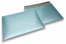 Luftpolstertaschen matt metallic umweltfreundlich - Eisblau 320 x 425 mm | Briefumschlaegebestellen.de