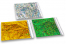 Holografische Folienumschläge metallic farbig  | Briefumschlaegebestellen.de