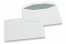 Briefumschläge Standard weiß, 114 x 162 mm (C6), 80 Gramm, gummiert, Gewicht pro Stück ca. 3 Gr. | Briefumschlaegebestellen.de
