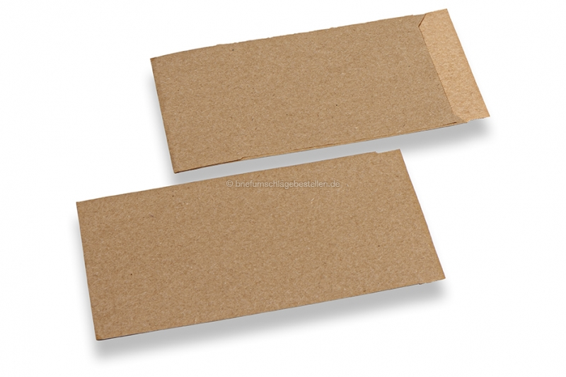 Flachbeutel aus Kraftpapier - 85 x 132 mm