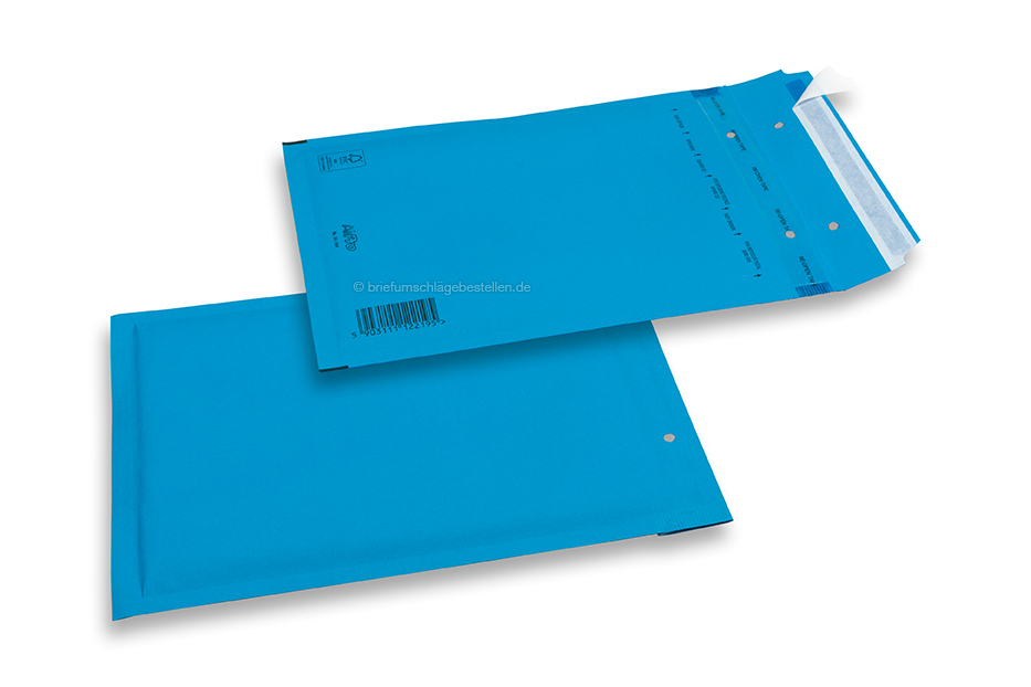 Luftpolstertaschen farbig - Blau, 80 Gramm 180 x 250 mm