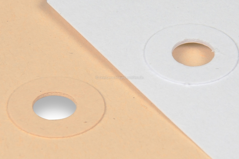 Etiketten aus Karton