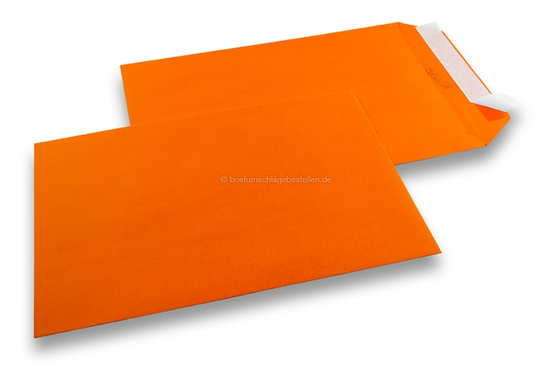 Farbige Briefumschläge Papier - Orange, 229 x 324 mm 