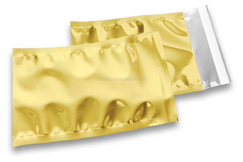 Goldene Metallic Folienumschläge - 114 x 162 mm
