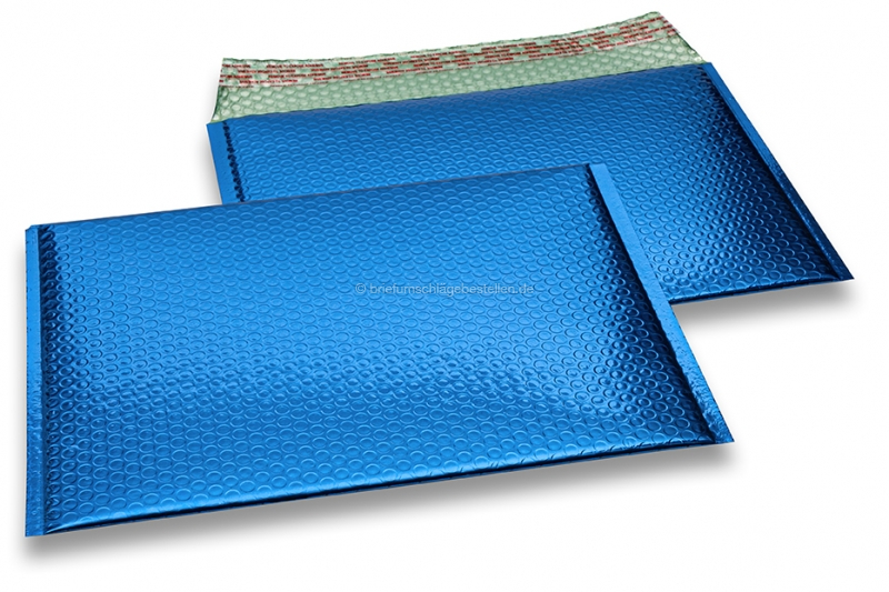 Luftpolstertaschen metallic umweltfreundlich - Dunkelblau 235 x 325 mm