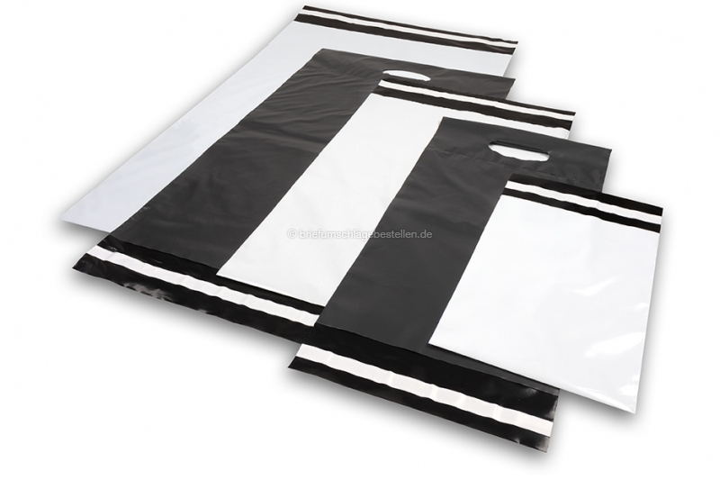 Blickdichte Folienumschläge aus reißfestem Kunststoff