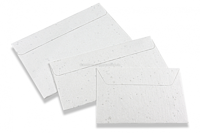 Umschläge aus Samenpapier