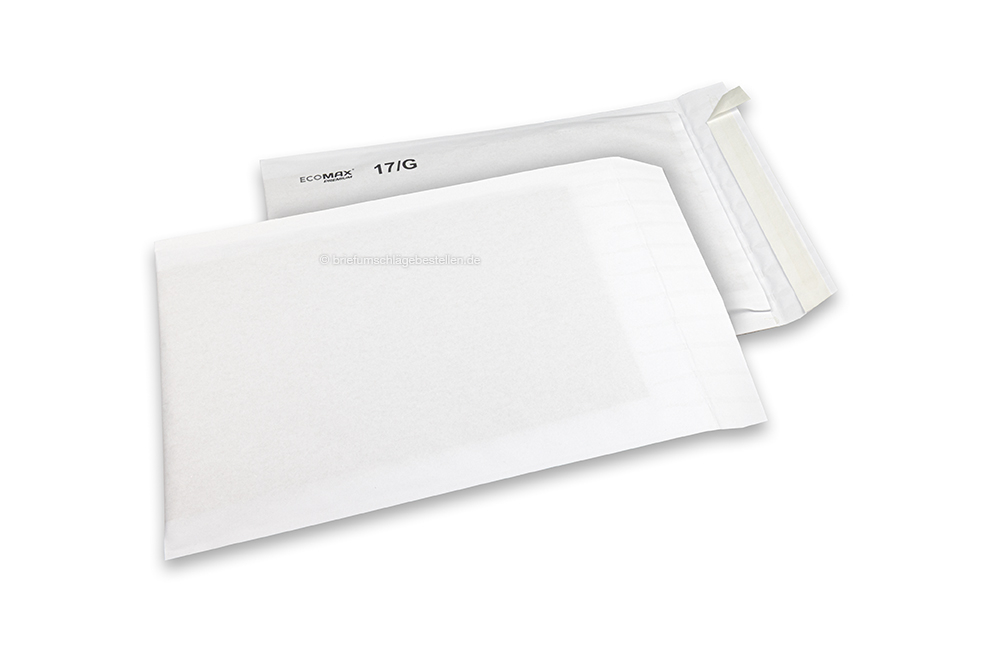 Luftpolstertaschen aus Papier – Ecomax - 230 x 340 mm, 17/G, Weiß